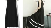 Fulllove พร้อมส่ง ชุดเดรสยาว เสื้อยืด ผู้หญิง แฟชั่นเกาหลี วัยรุ่น ผ้ายืดหยุ่น กระโปรงสวย 3 สี รุ่น 2388