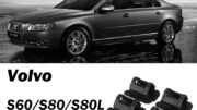 กระโปรงผ้าฝ้ายฉนวนกันความร้อนห่วงคลิปสำหรับ Volvo S80 S80L S60 Fastener คลิปพลาสติก 5X รถสีดำ
