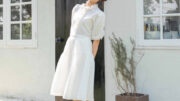 Chuuchop_พร้อมส่ง(C7045)(C7046)°.☁️??*CHIFFON DAISY blouse & skirts เสื้อแขนสั้น & กระโปรงยาวสีขาวผ้าซีฟอง
