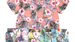 เสื้อลายดอก โทนสีพาสเทล สวยหวานละมุน 7ไซส์ S-4XL เสื้อเชิ้ตฮาวาย Hawaiian Shirt HW289