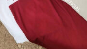 ?????♥︎ งานป้าย U2 Collections กระโปรงผ้าซาตินสีแดง ซาตินเหลือบเงากำลังสวย