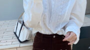SOMEDRESS | Valentine Lace Blouse | เสื้อครอปลูกไม้คอตตอน